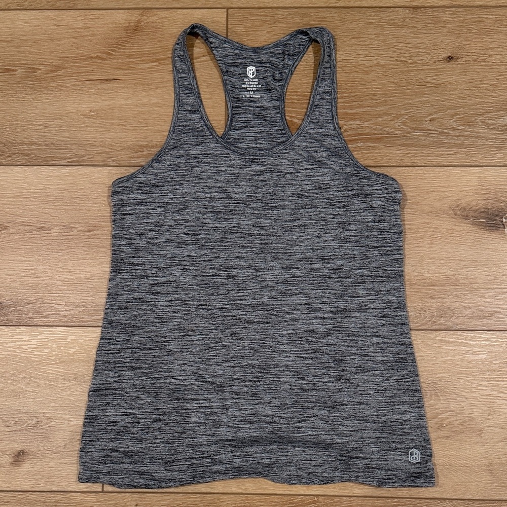 Born Primitive Charcoal Racerback Tank Top